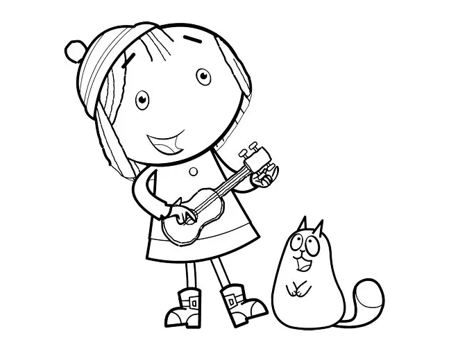 Peg Cat Coloring Pages Coloring Pages