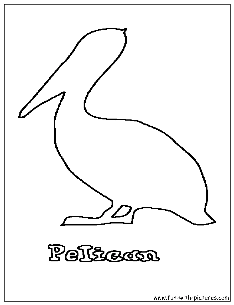 Pelican coloring pages coloring nation