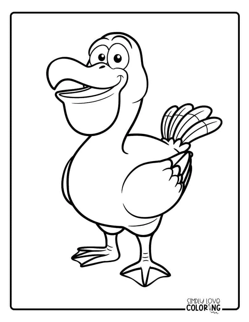 Pelican coloring pages free pdf printables simply love coloring