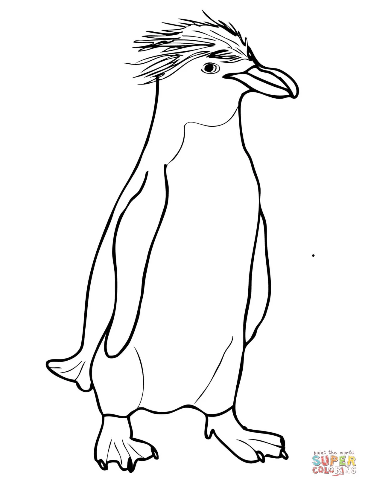 Emperor penguin coloring pages coloring home