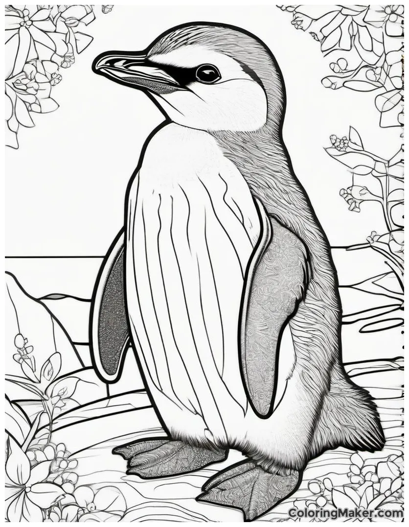 Penguin Coloring Pages