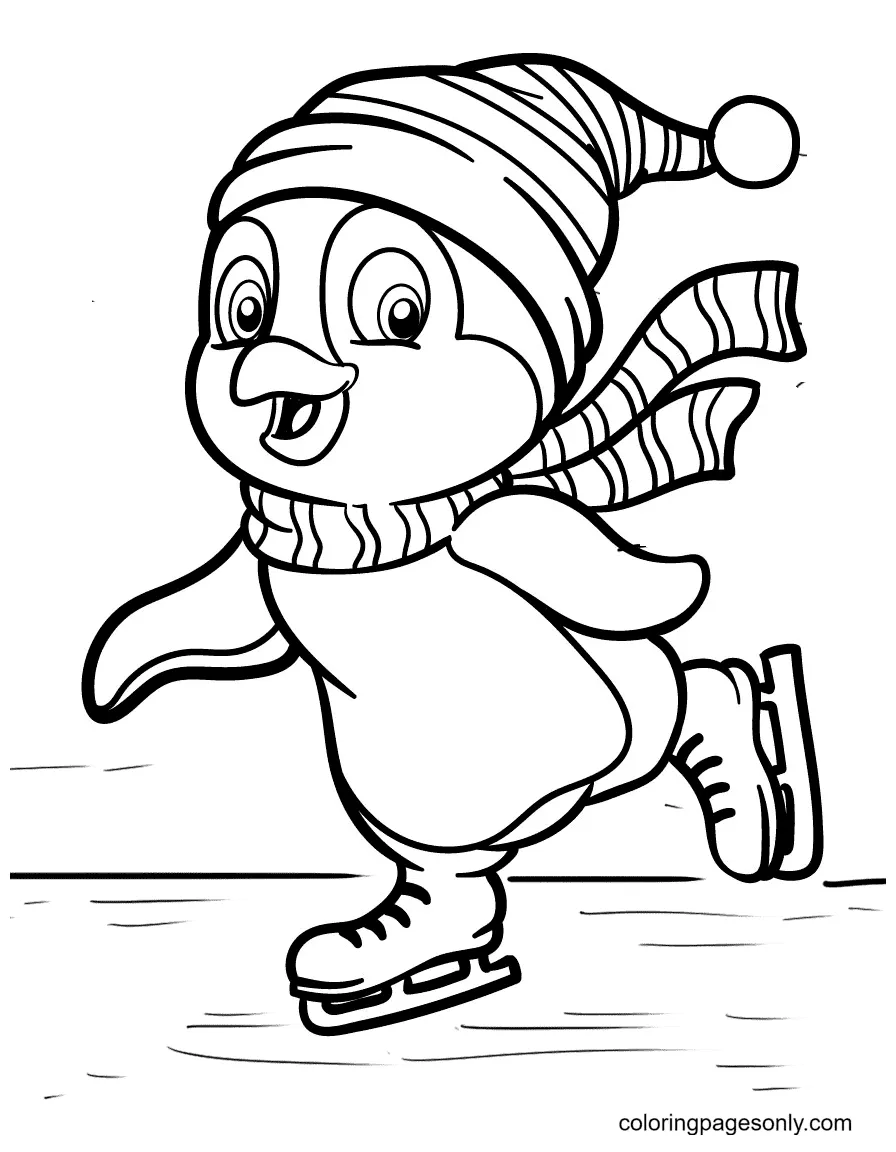 69 penguin coloring pages coloringpagesonly