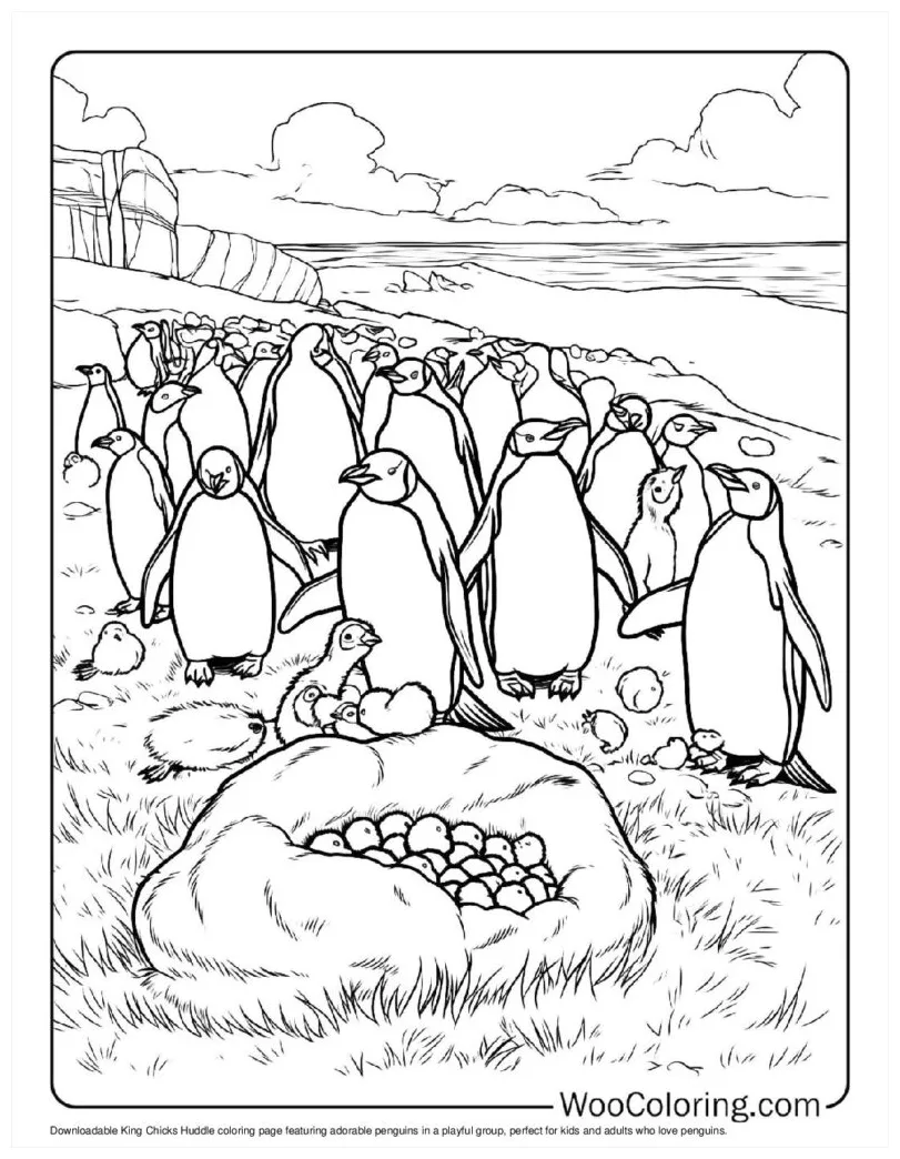 100+ penguin coloring pages free pdf to print woo coloring