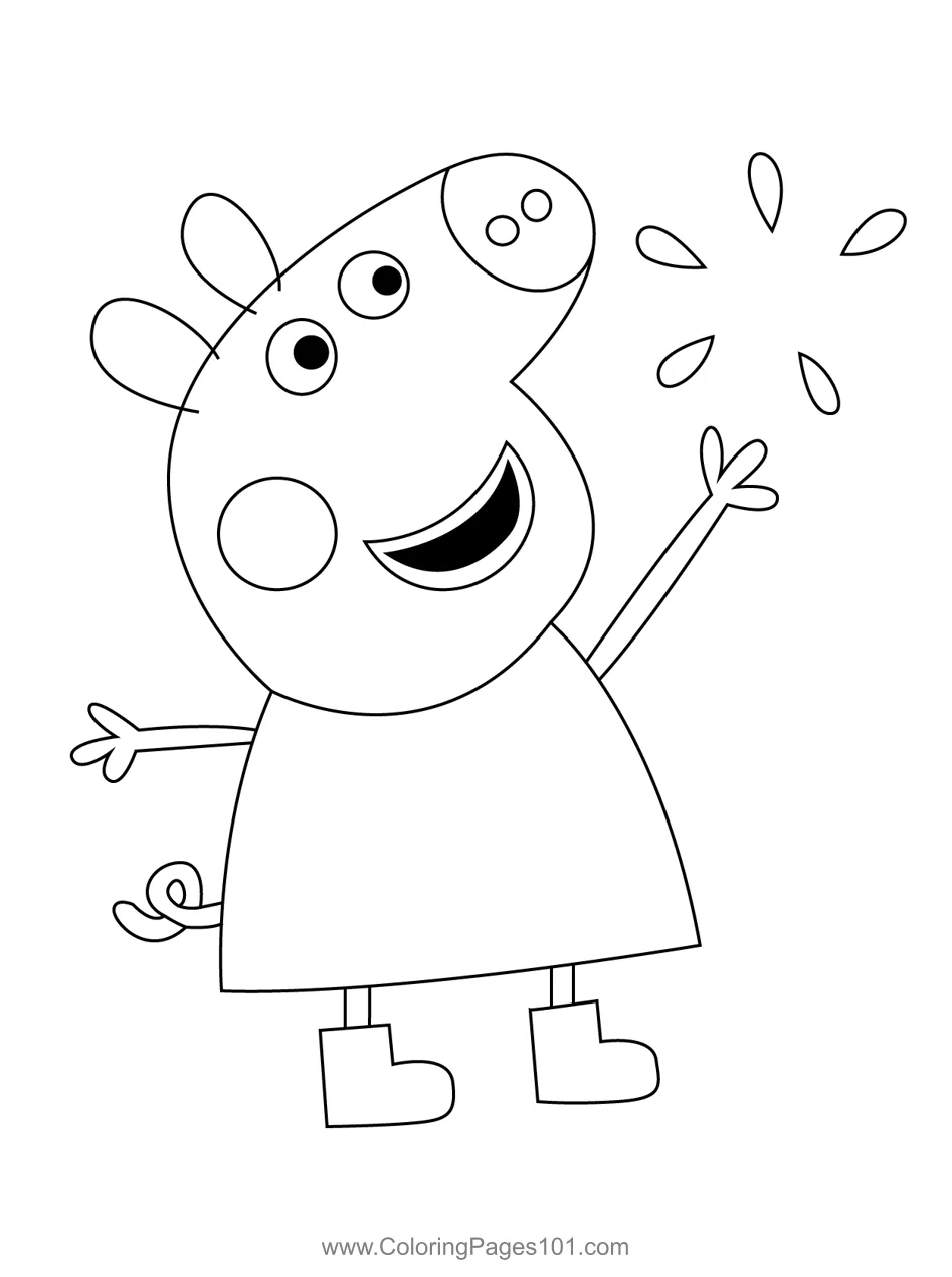 Enjoy pig coloring page for kids free peppa pig printable coloring printable coloring page