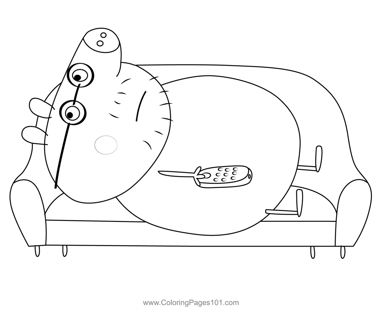 For kids free peppa pig printable coloring