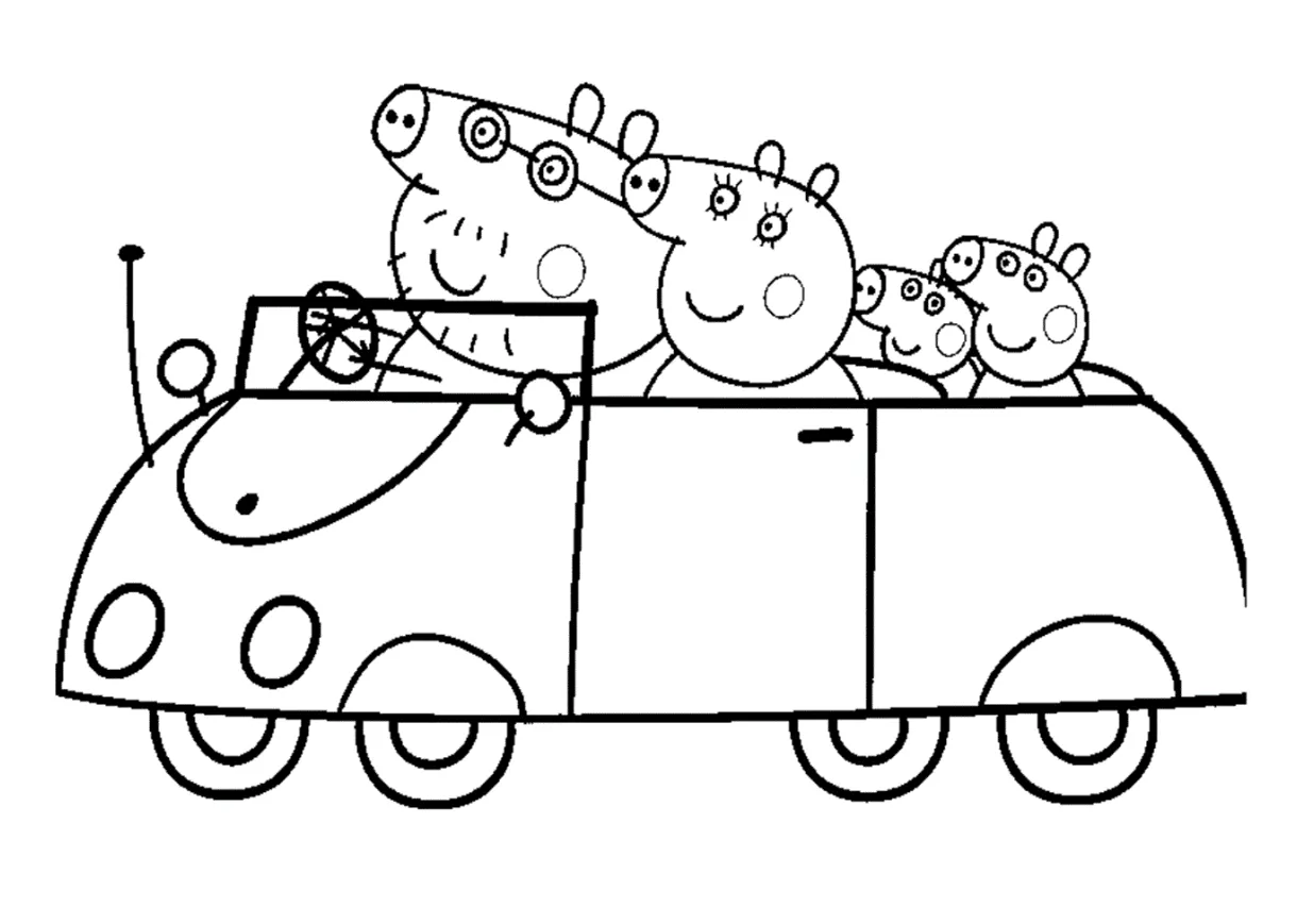 Printable coloring pages peppa pig coloring home printable coloring page