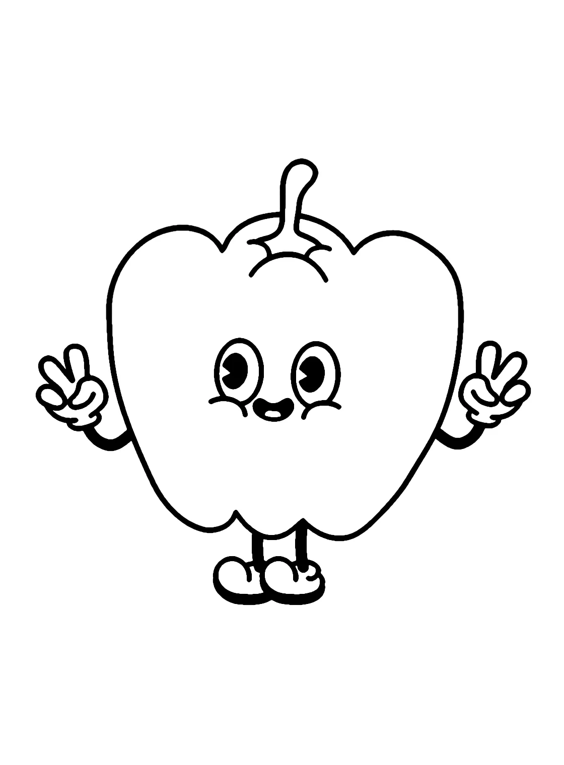 30+ bell pepper coloring pages free printable pdf & online coloring printable coloring page