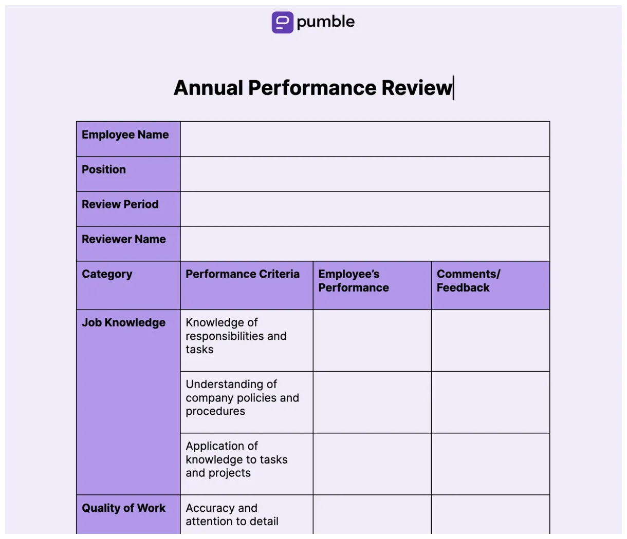 12 Performance Review Templates and Efficient Feedback Tips