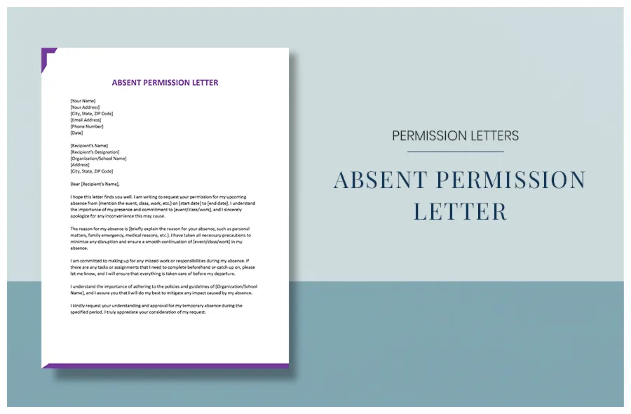 Logo permission request letter in word, google docs download