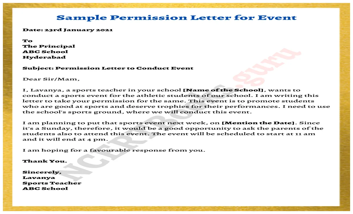 Permission letter printable coloring page