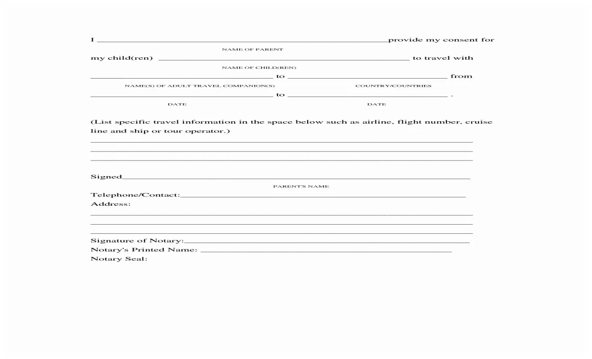 16+ travel authorization letter examples to download printable coloring page