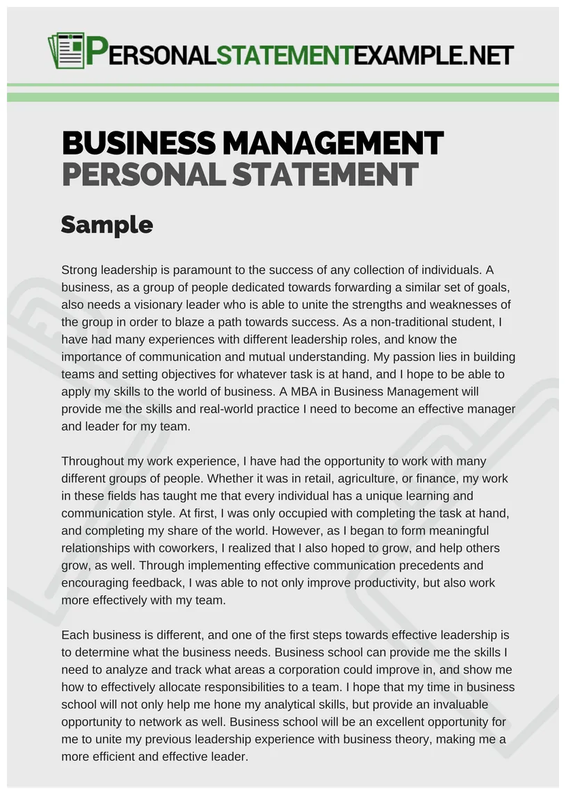 Business management
