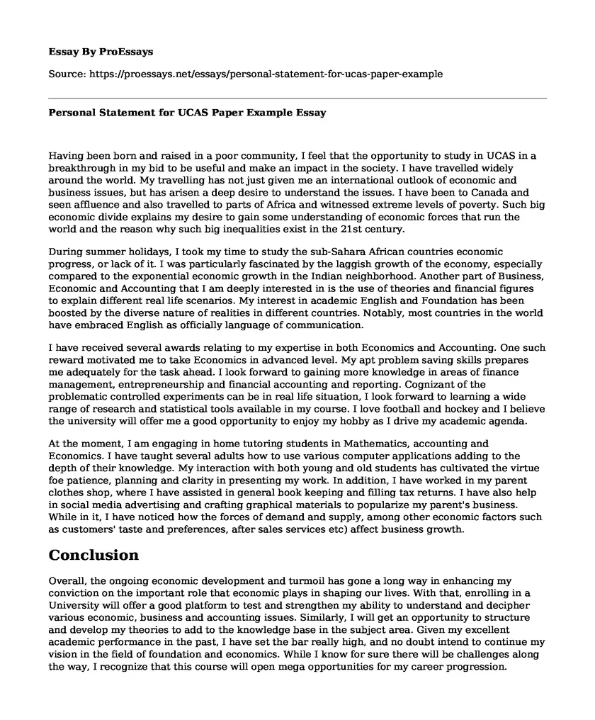 📌 personal statement for ucas paper example free essay, term paper