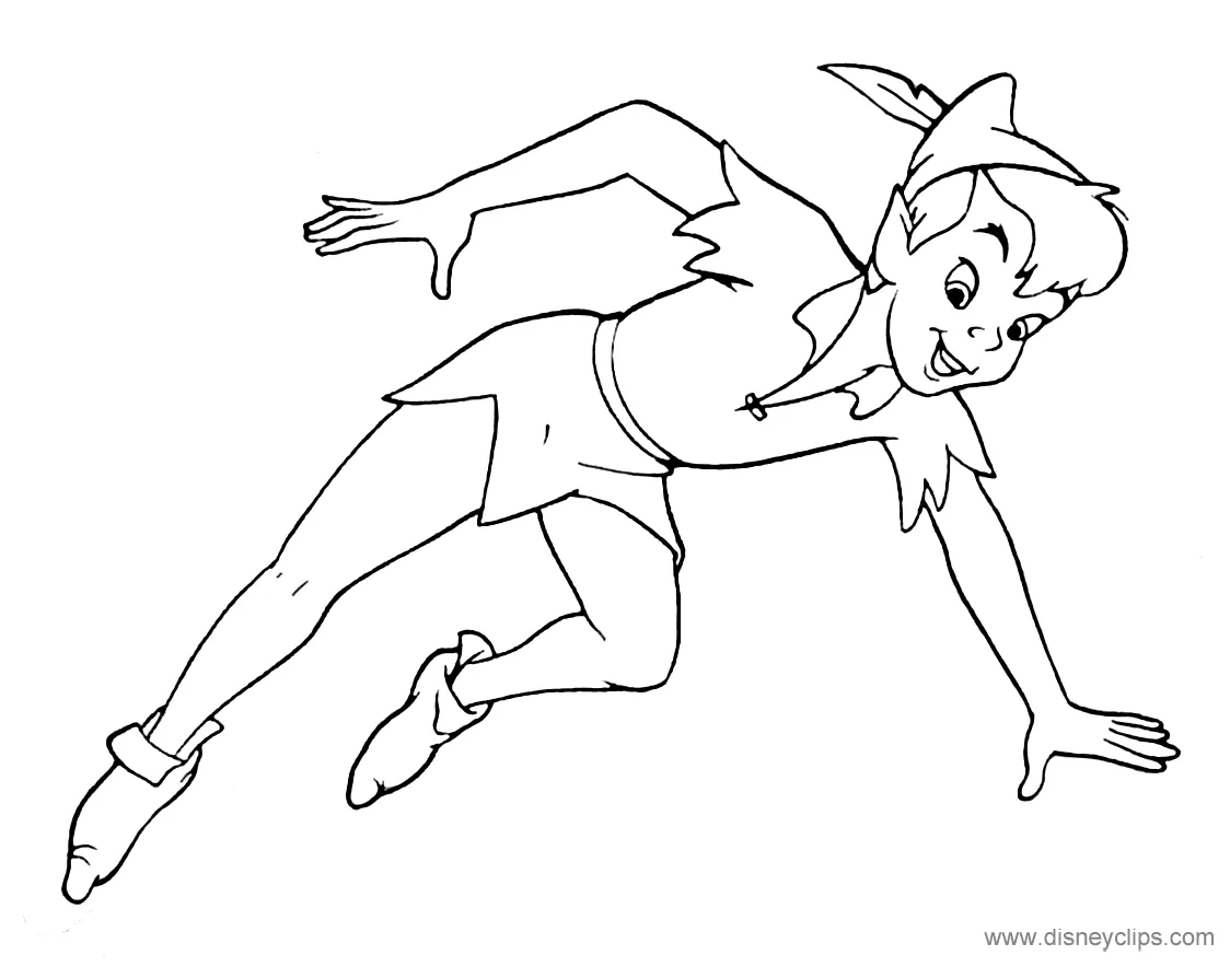 60 peter pan coloring pages coloringpagesonly