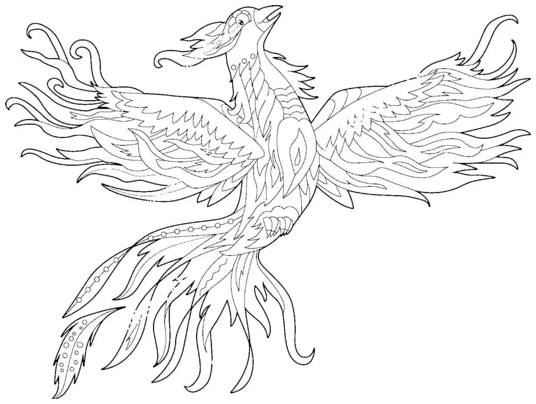Cartoon Phoenix
