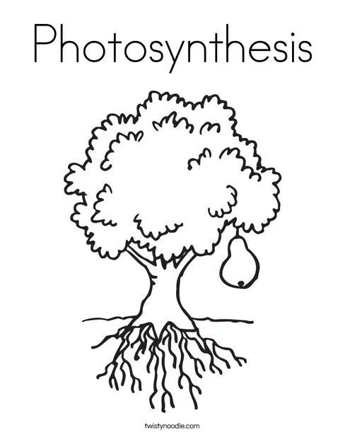 Synthesis coloring page twisty noodle