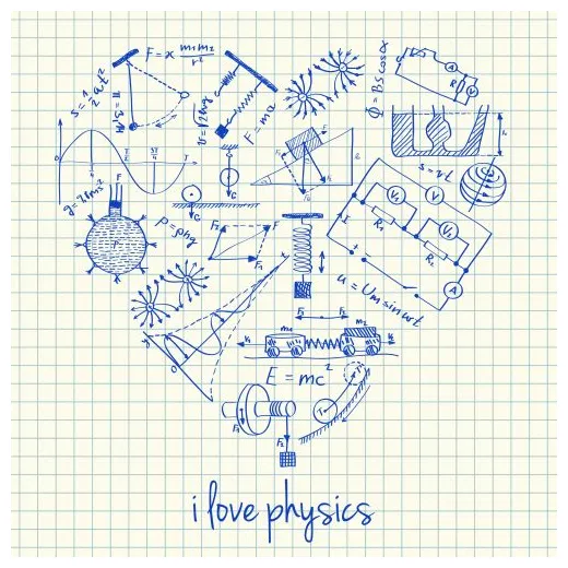 Coloring page physics, physics poster, physics humor