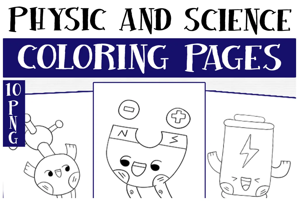 Physics science coloring pages, physics coloring sheets / coloring