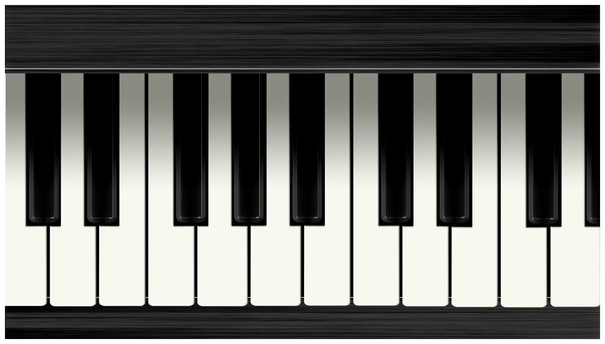 Piano virtual um piano online funcionando no seu teclado