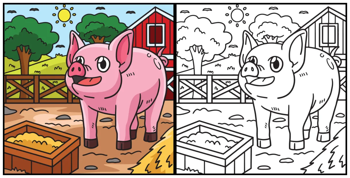 Colored illustration 23088303 vector art at vecteezy