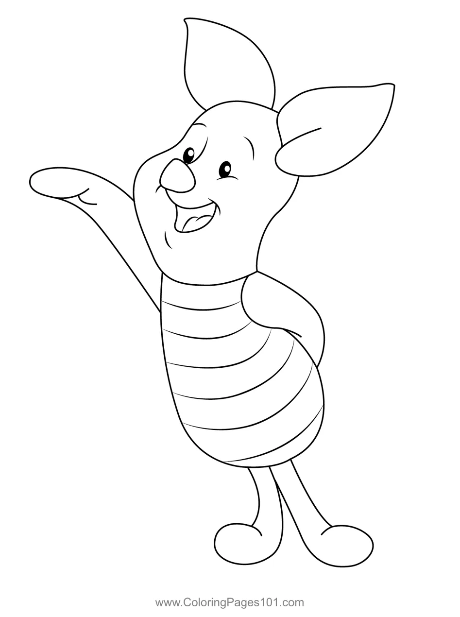 Classics for kids free piglet printable coloring
