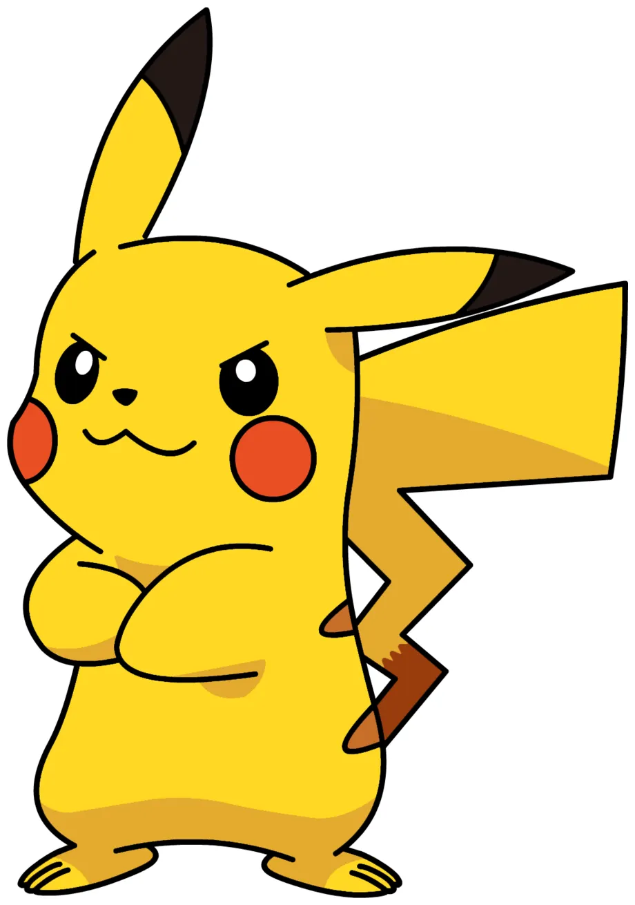 Pikachu transparent png png mart printable coloring page
