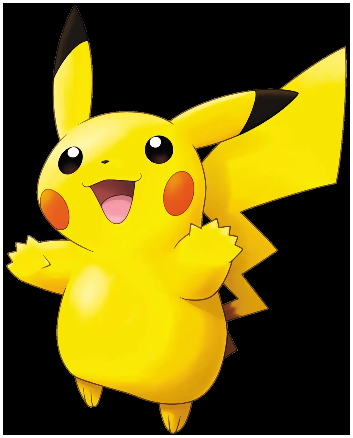 Pikachu png transparent download, size 1425x1775px
