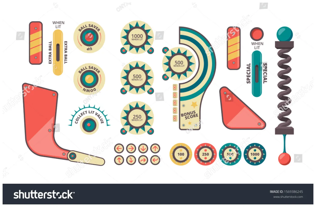 1,522 pinball machine s, s & vectors shutterstock
