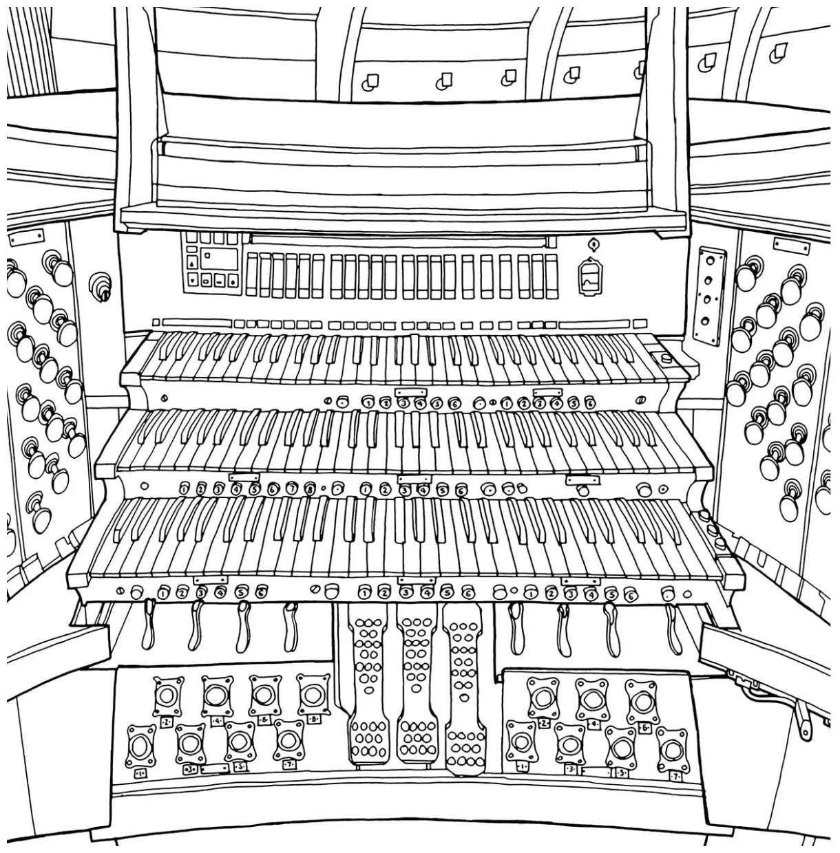 S sketch coloring page