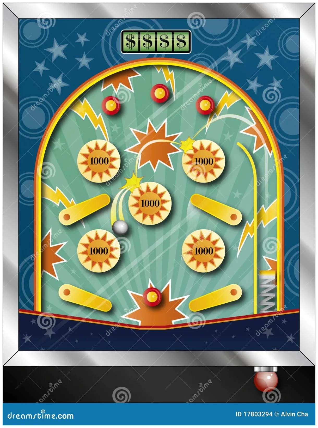 Pinball machine icon vector illustration cartoondealer #141885214