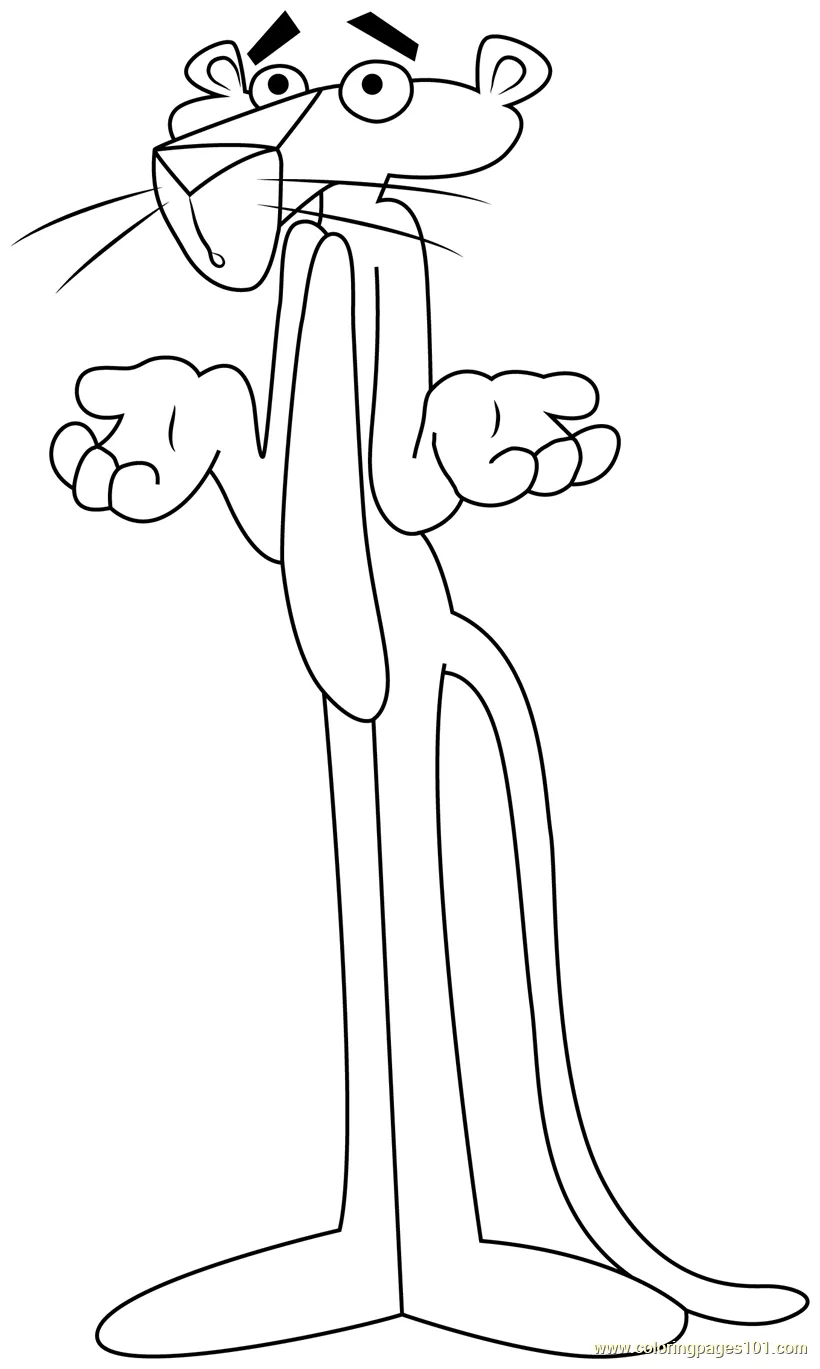 For kids free the pink panther printable