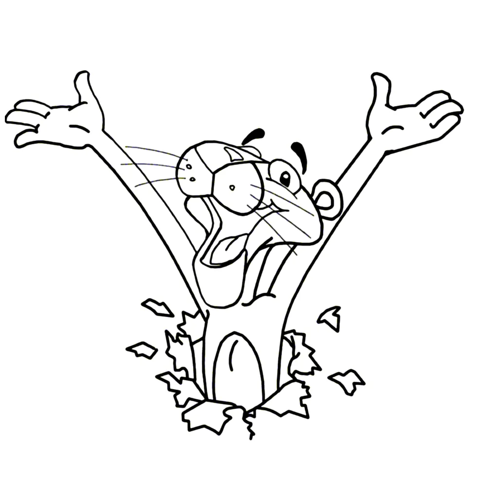 Pink panther coloring pages & books 100% free and printable!