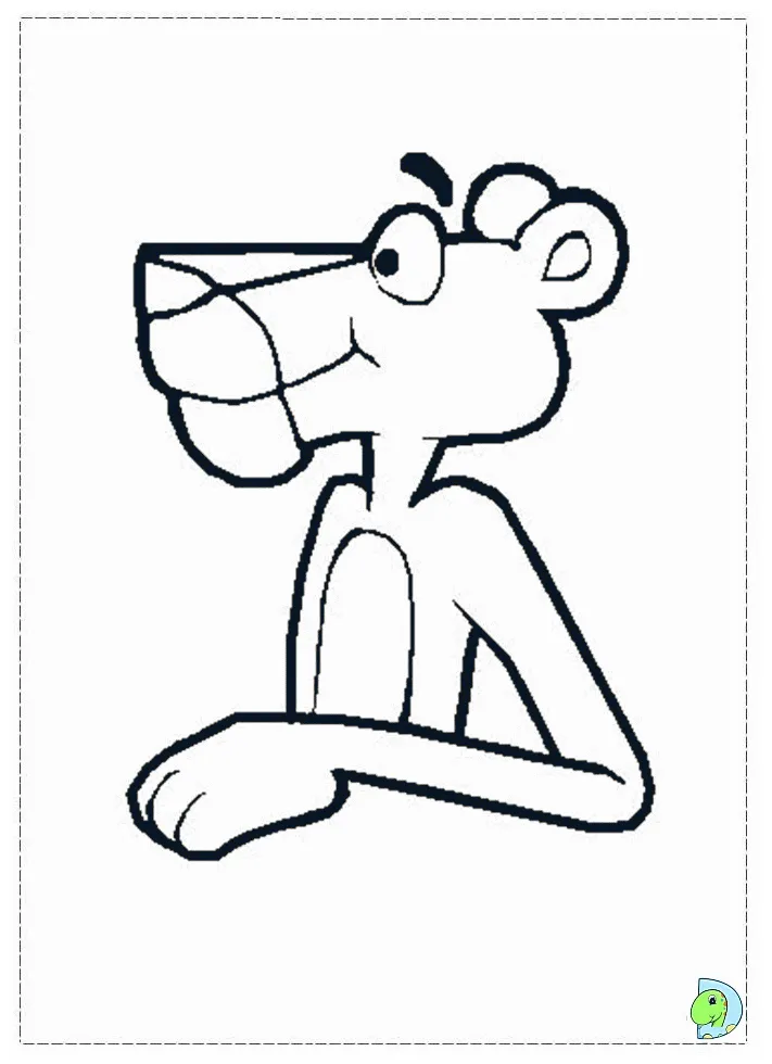 Pink Panther Coloring Page - Coloring Home