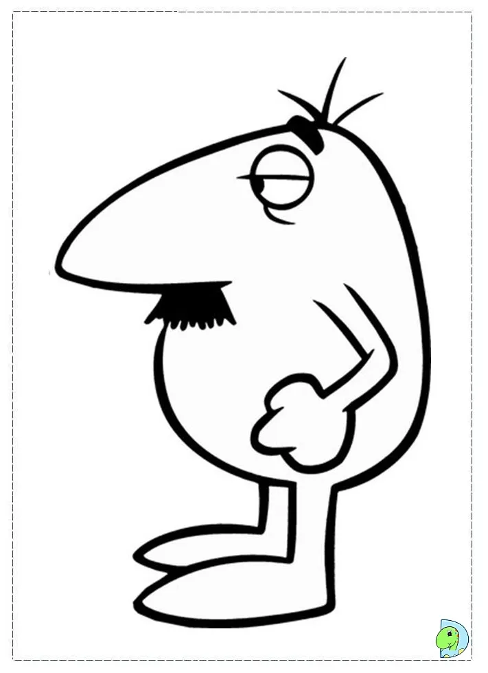 Pink panther coloring page- dinokids
