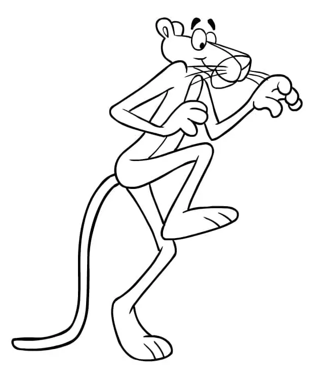 Pink Panther coloring pages - ColoringLib