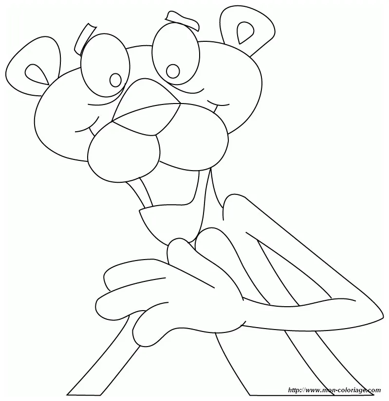 Pink panther coloring pages coloring home