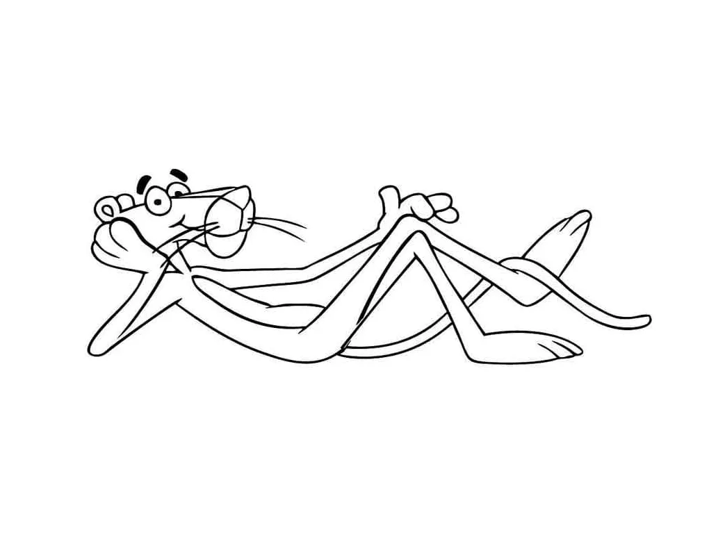 Pink panther coloring pages coloringlib