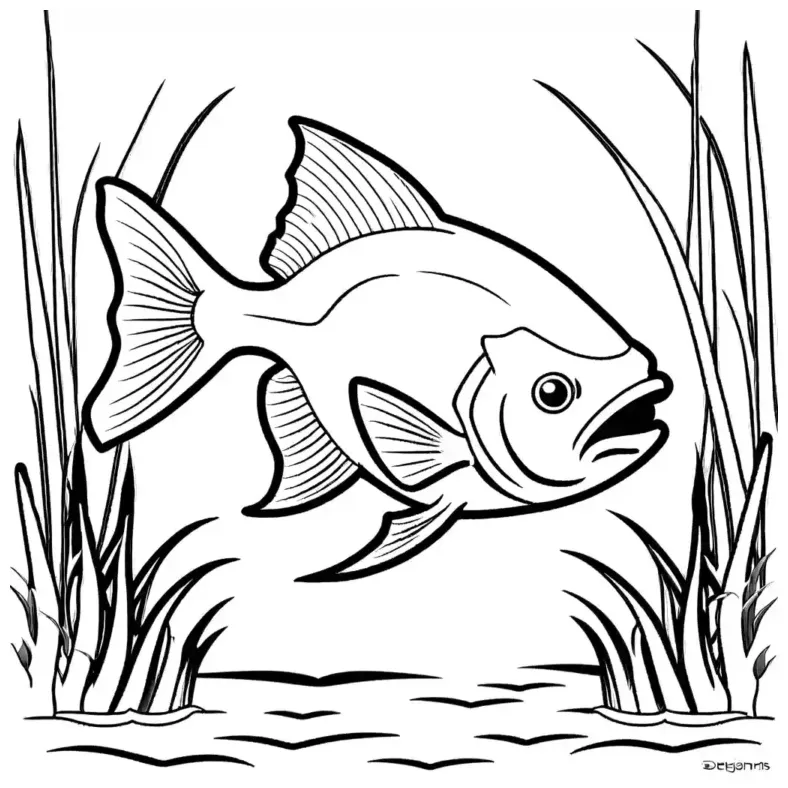 100+ Printable Piranha Coloring Pages for Free - Coloring Jungle