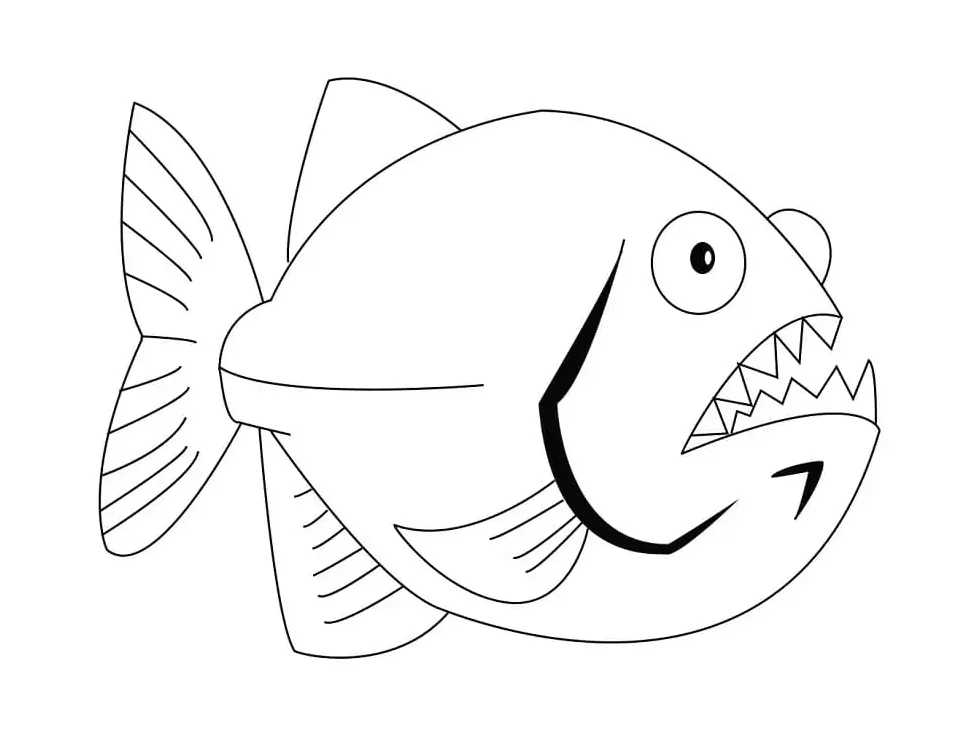Piranha Free Printable
