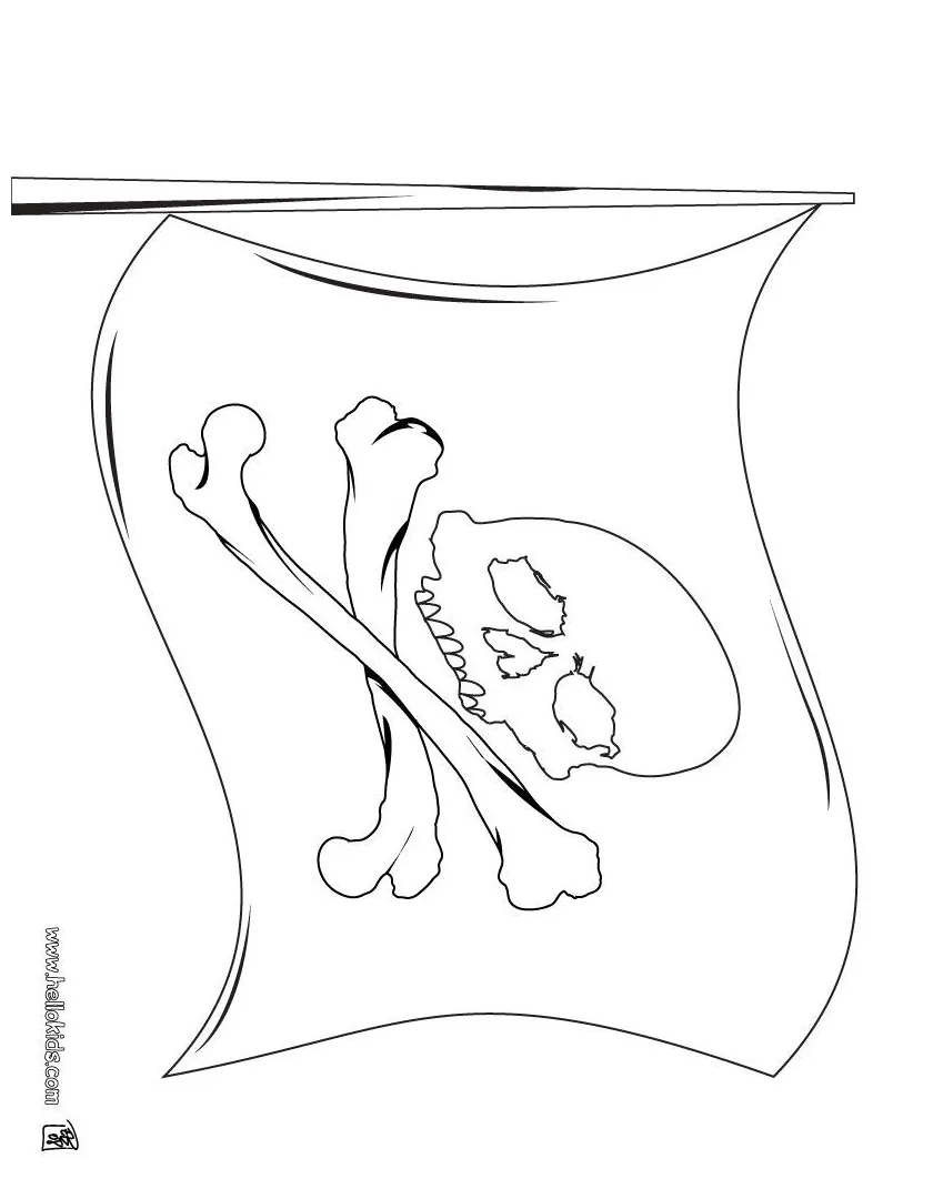 Pirate flag coloring pages coloring nation