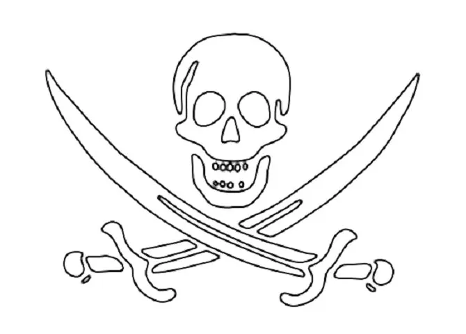 Soulmuseumblog: Coloring Pages Of Pirate Flag