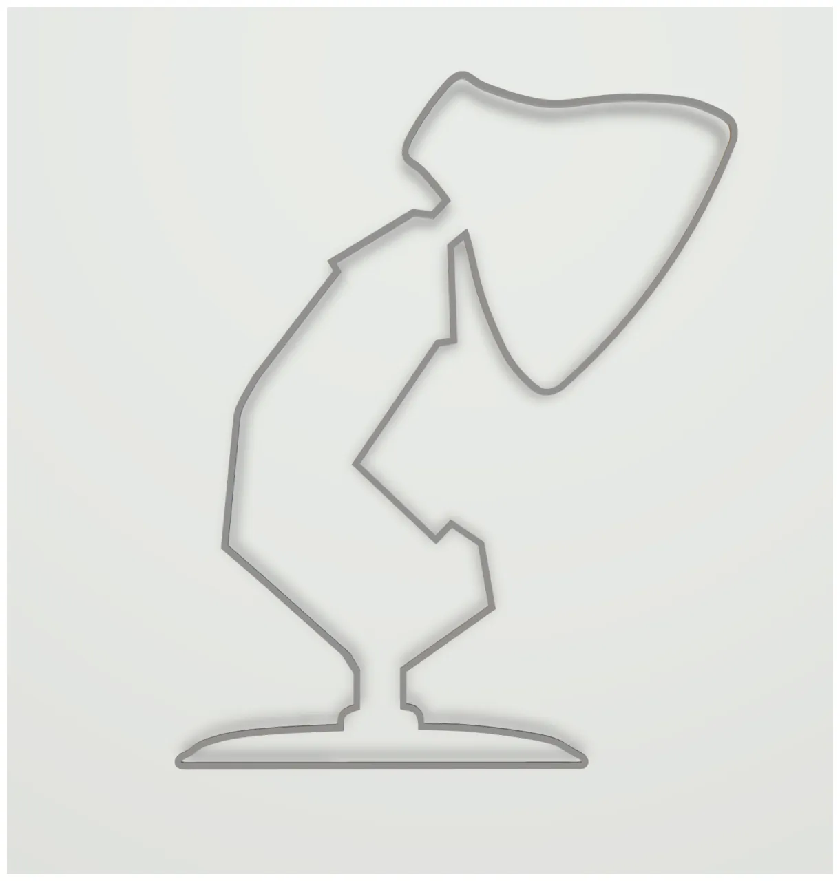 Pixar lamp by fast download free stl model printables