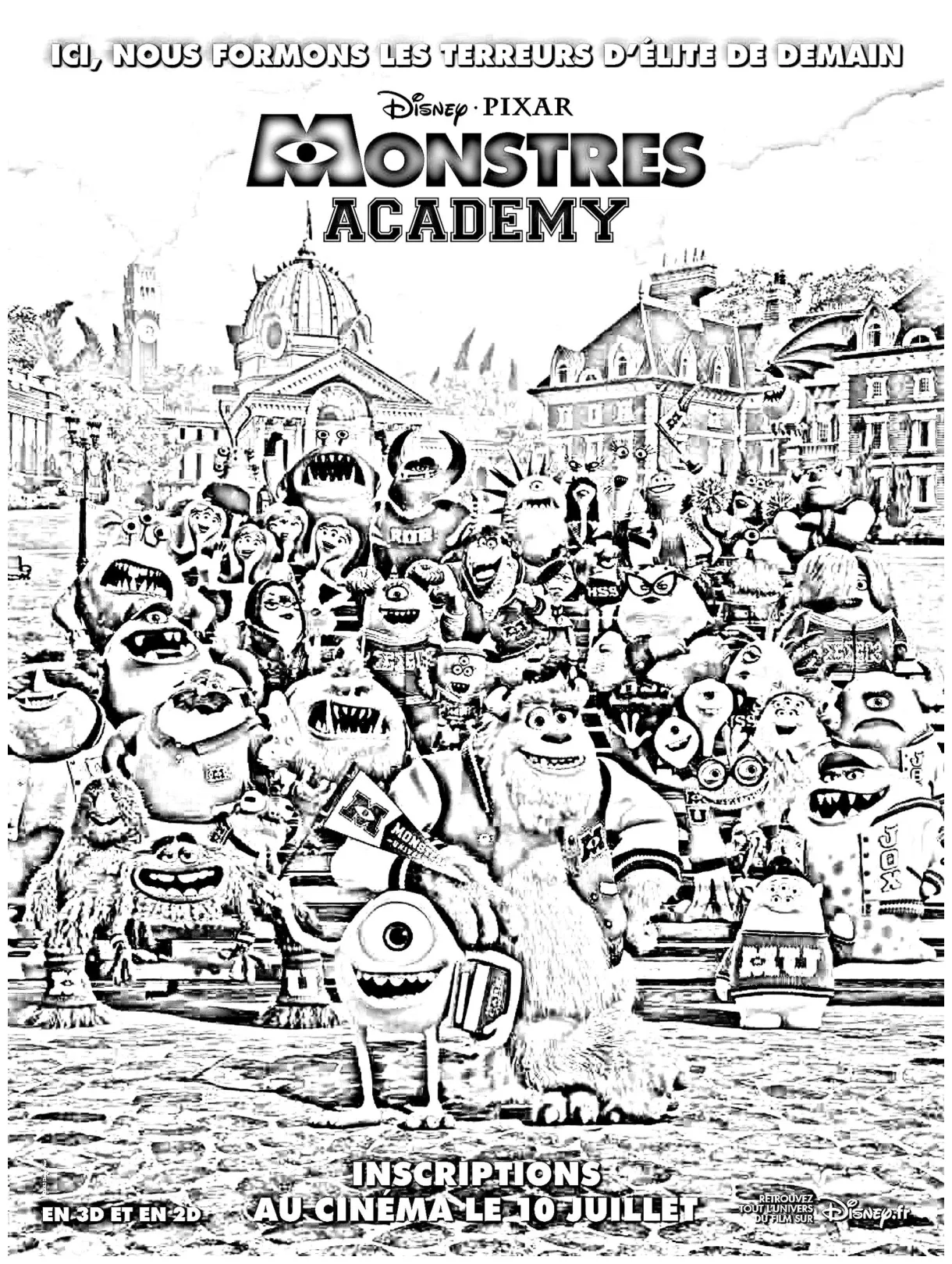 Pixar coloring pages