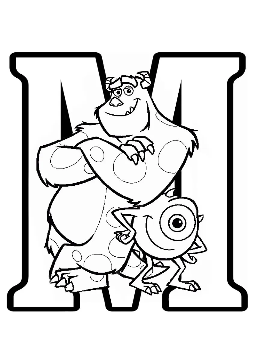 Pixar coloring pages