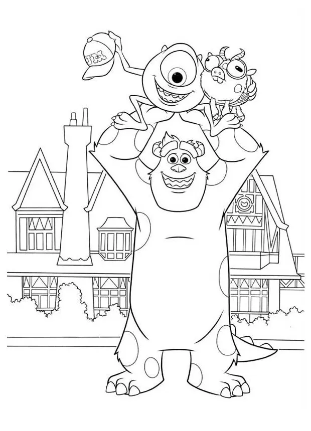 Pixar coloring pages