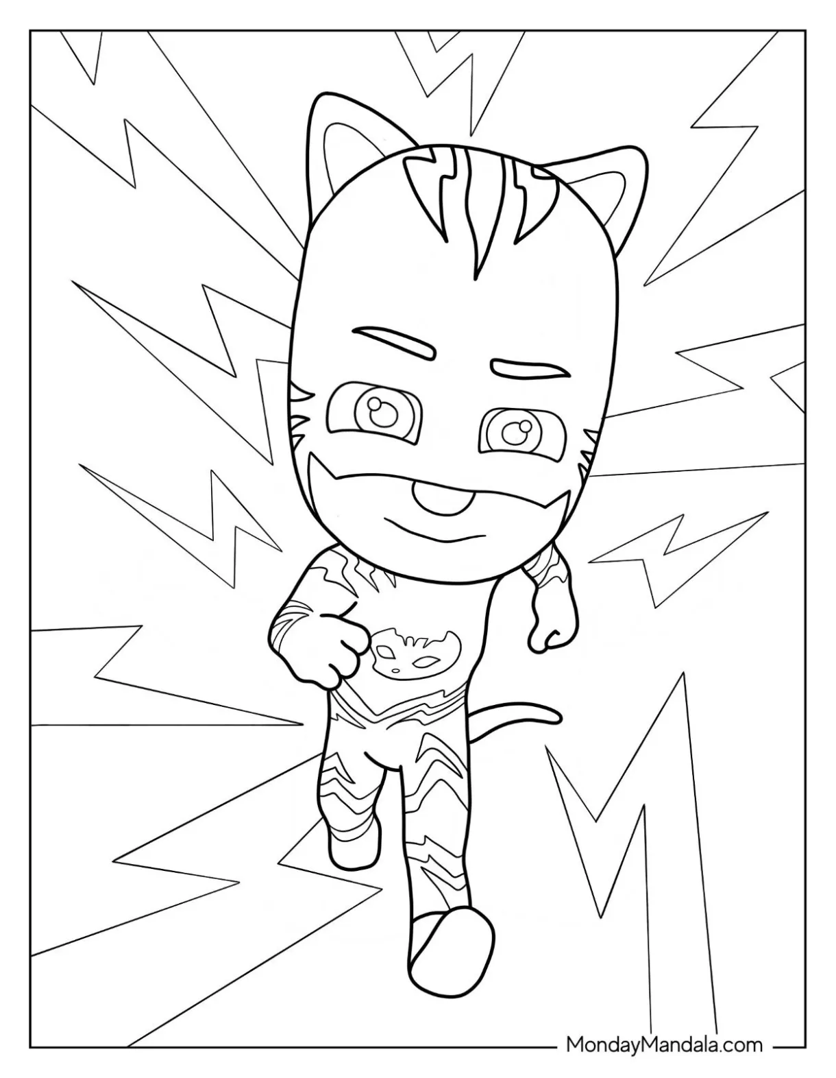 Pj Masks Coloring Page - Download Free Printable