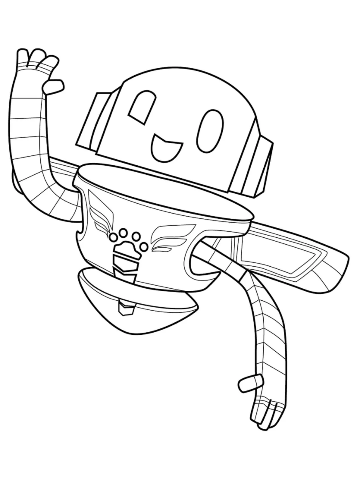 Robot Pj Masks coloring page - Download, Print or Color Online for Free