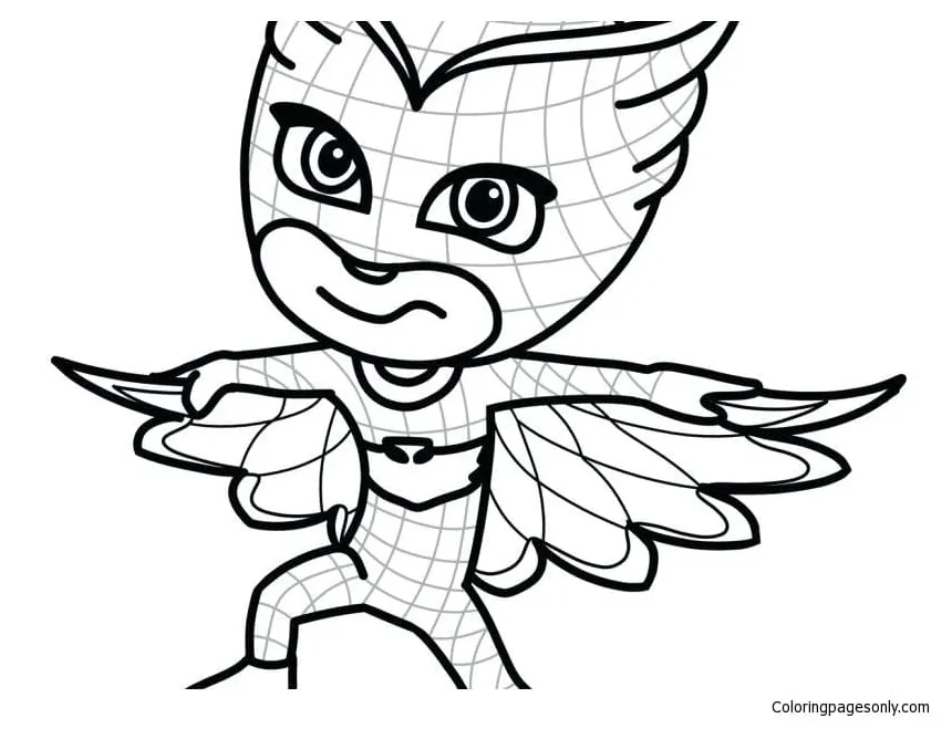 Masks Pj Masks Coloring Page - Free Printable Coloring Pages