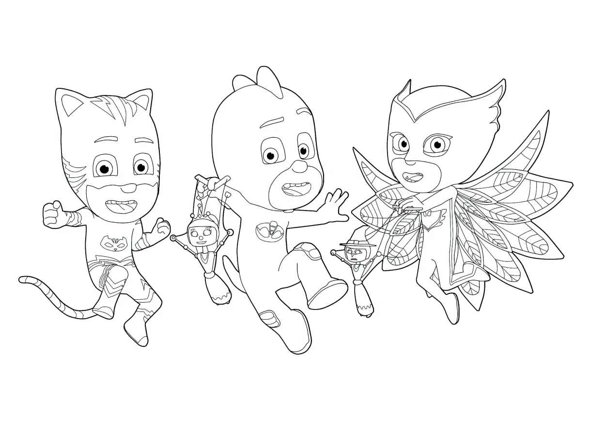 Pj masks to print pj masks kids coloring pages