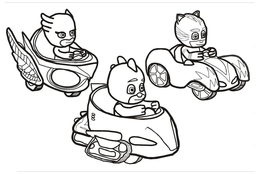 Pj masks 8 coloring page free printable coloring pages for kids